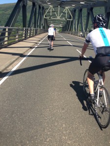 Action Shot Crossing Loch Leven