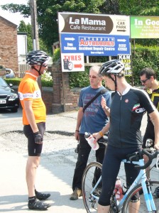 Rodge Seeking Directions from our New Friend - Stan