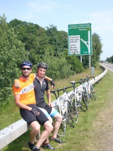 Rodge and Martyn Hug Up with 100 To Go