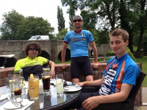Lunch by the River at Leintwardine, Herfordshire